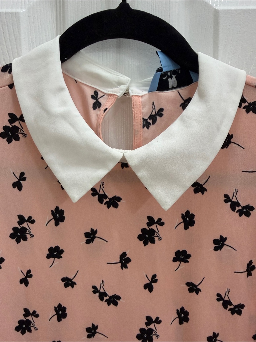 Dress top with White Peter Pan Collar - Picture 3 of 7